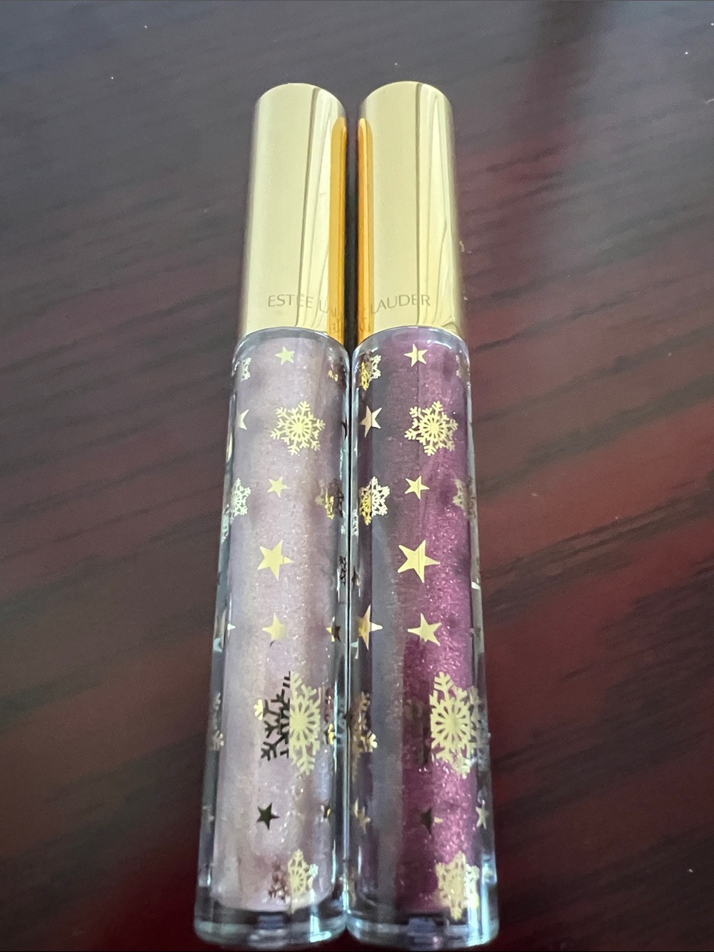 Estée Lauder Lip Gloss Duo in Berry Provocative and Inspired Mauve